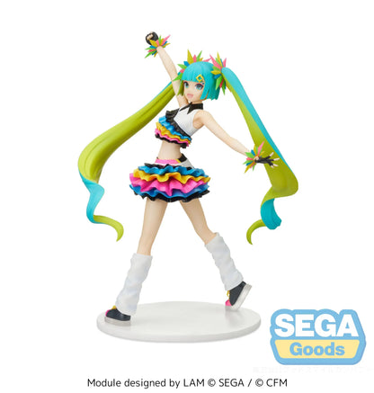 SEGA - HATSUNE MIKU FIGURIZMA PROJECT DIVA MEGA 39S HATSUNE MIKU CATCH WAVE FIGURA 25 cm