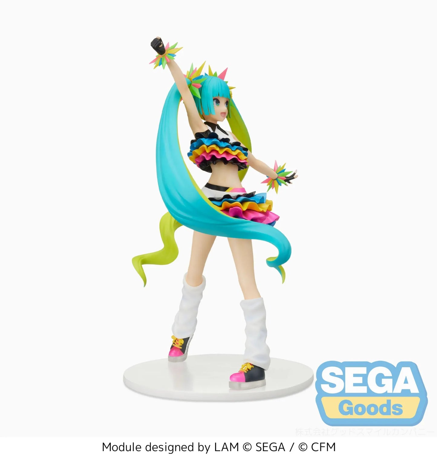 SEGA - HATSUNE MIKU FIGURIZMA PROJECT DIVA MEGA 39S HATSUNE MIKU CATCH WAVE FIGURA 25 cm