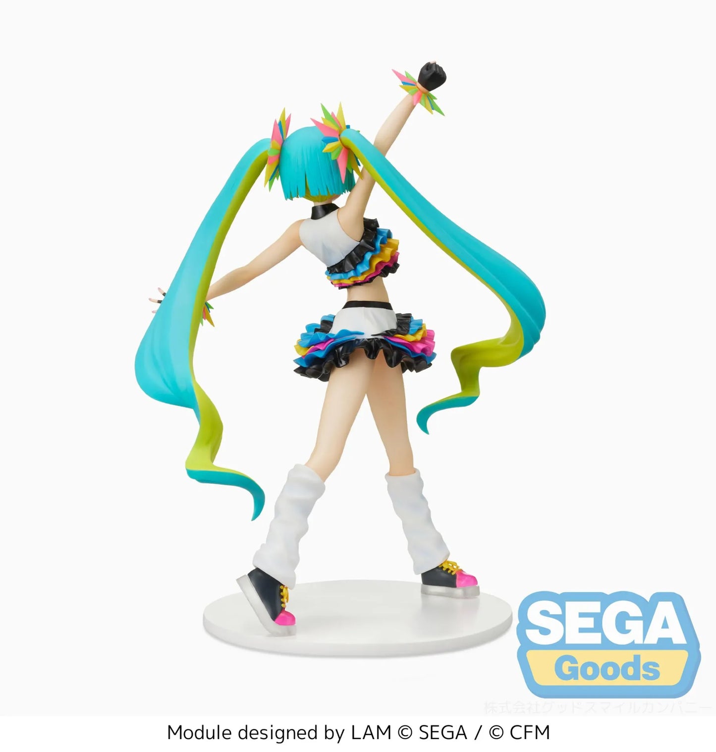 SEGA - HATSUNE MIKU FIGURIZMA PROJECT DIVA MEGA 39S HATSUNE MIKU CATCH WAVE FIGURA 25 cm