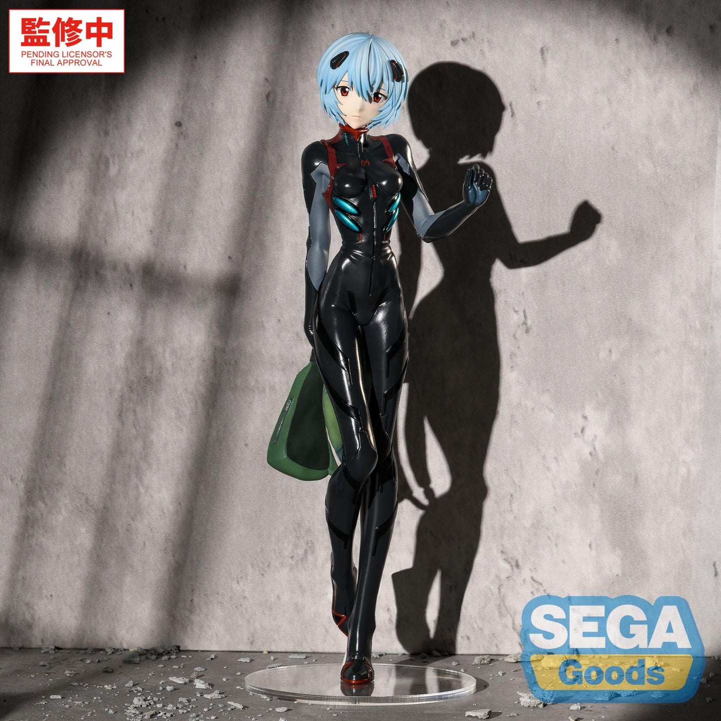 SEGA REI & AYANAMI - EVANGELION FIGURIZMA PLUGSUIT FIGURA 25 cm