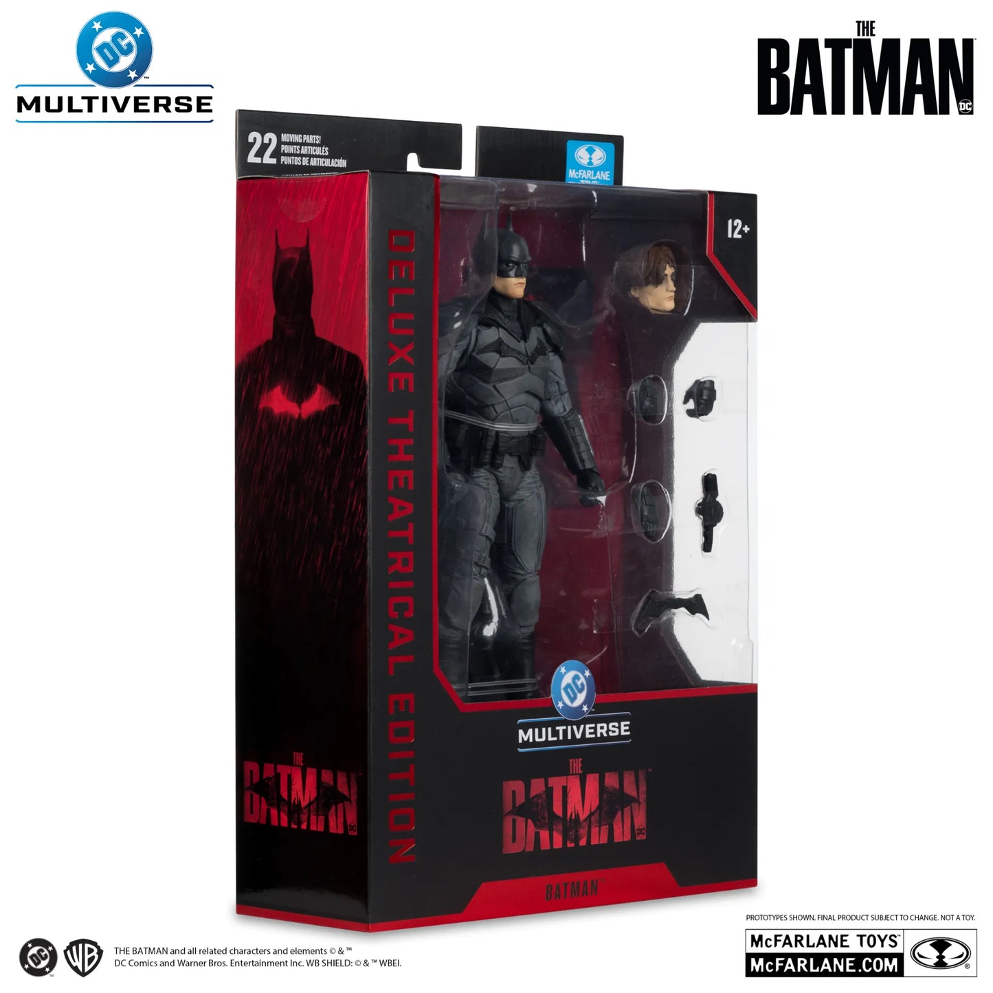 MCFARLANE TOYS 25 BATMAN - DC THEATRICAL DLX 7INCH WV5 (BATMAN 2022) ACTION FIGURE 17 cm