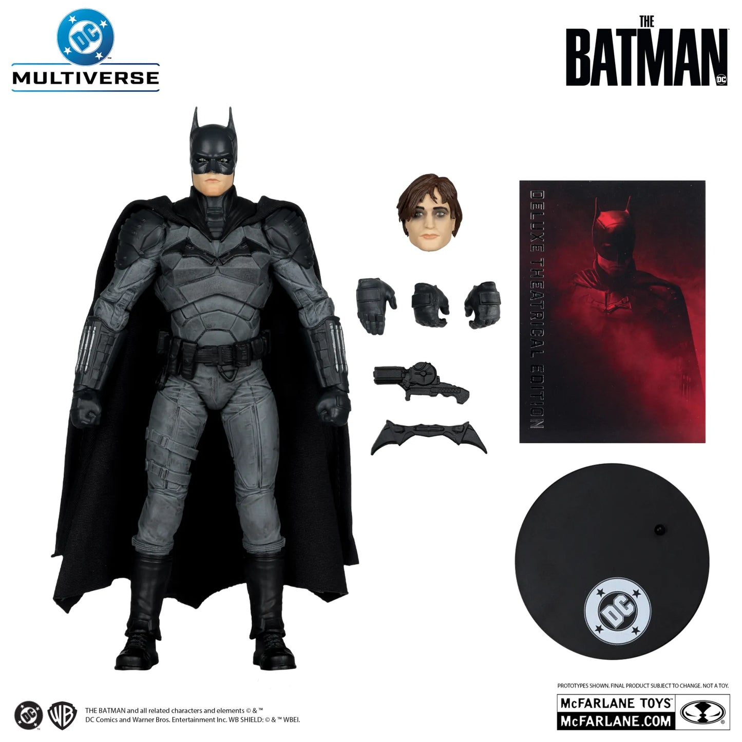 MCFARLANE TOYS 25 BATMAN - DC THEATRICAL DLX 7INCH WV5 (BATMAN 2022) ACTION FIGURE 17 cm