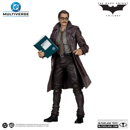 MCFARLANE TOYS 25 - DC THEATRICAL DLX 7INCH WV5 COMMISSIONER GORDON DARK KNIGHT ACTION FIGURE 17 cm
