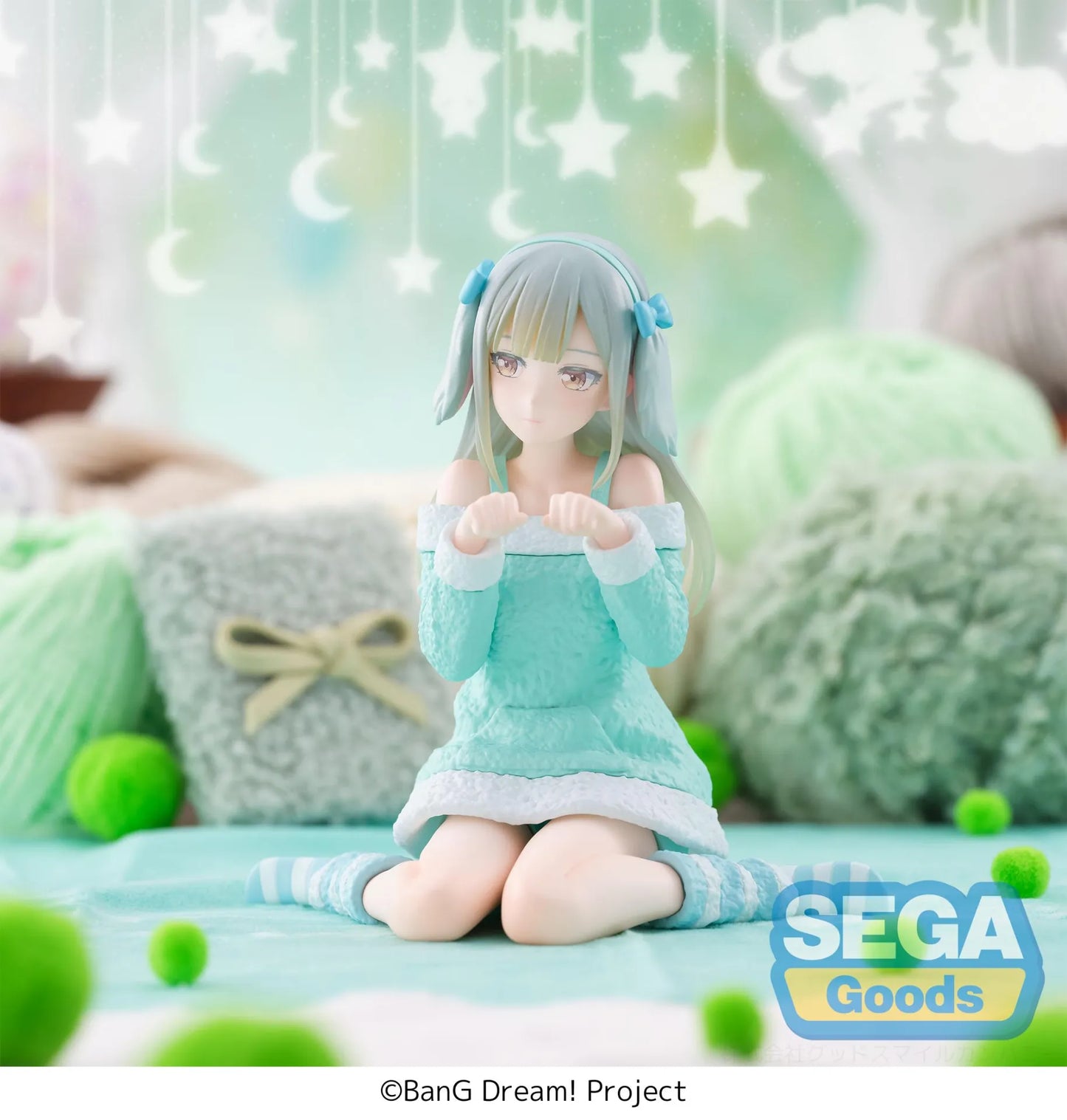 SEGA BANG DREAM MUTSUMI WAKABA PAJAMA PARTY YUMEMIRIZE FIGURA 12 cm