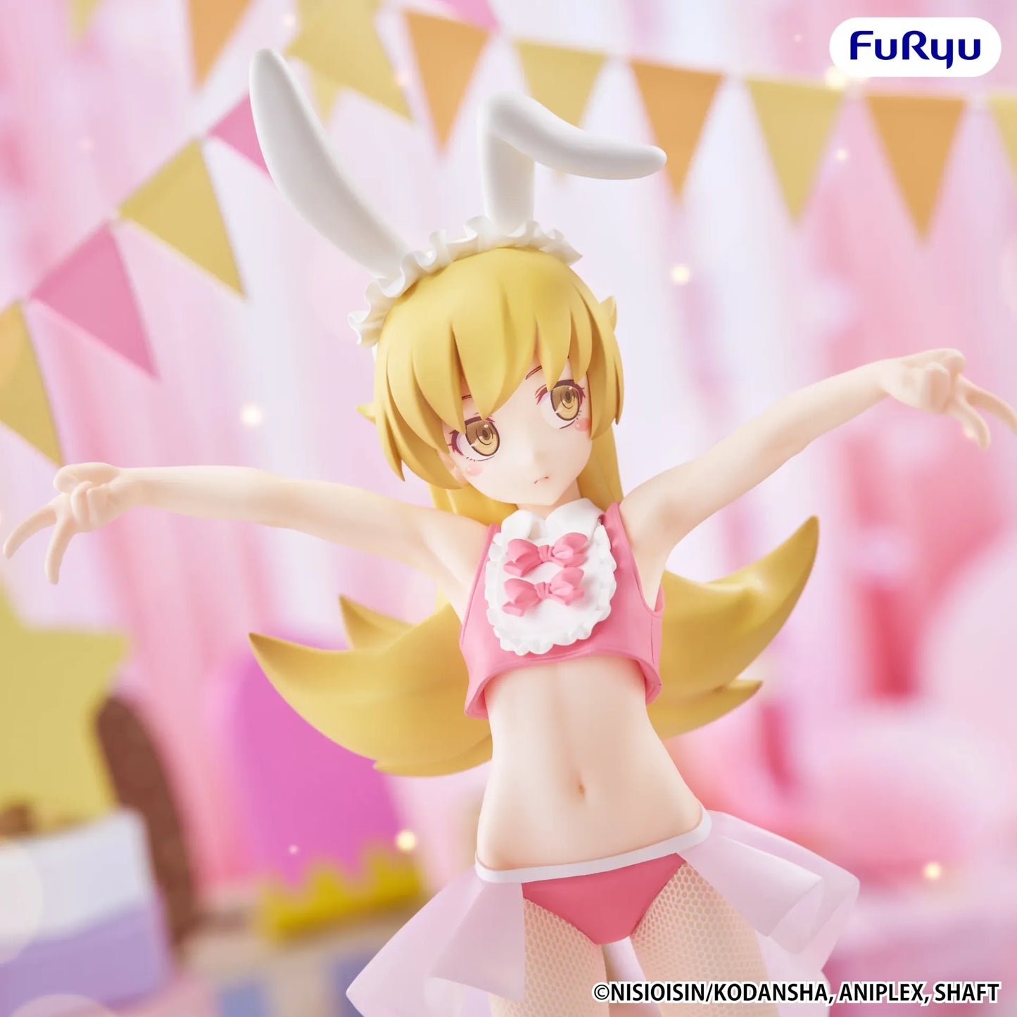 FURYU - MONOGATARI SHINOBU OSHINO BICUTE BUNNIES FIGURA 23 cm