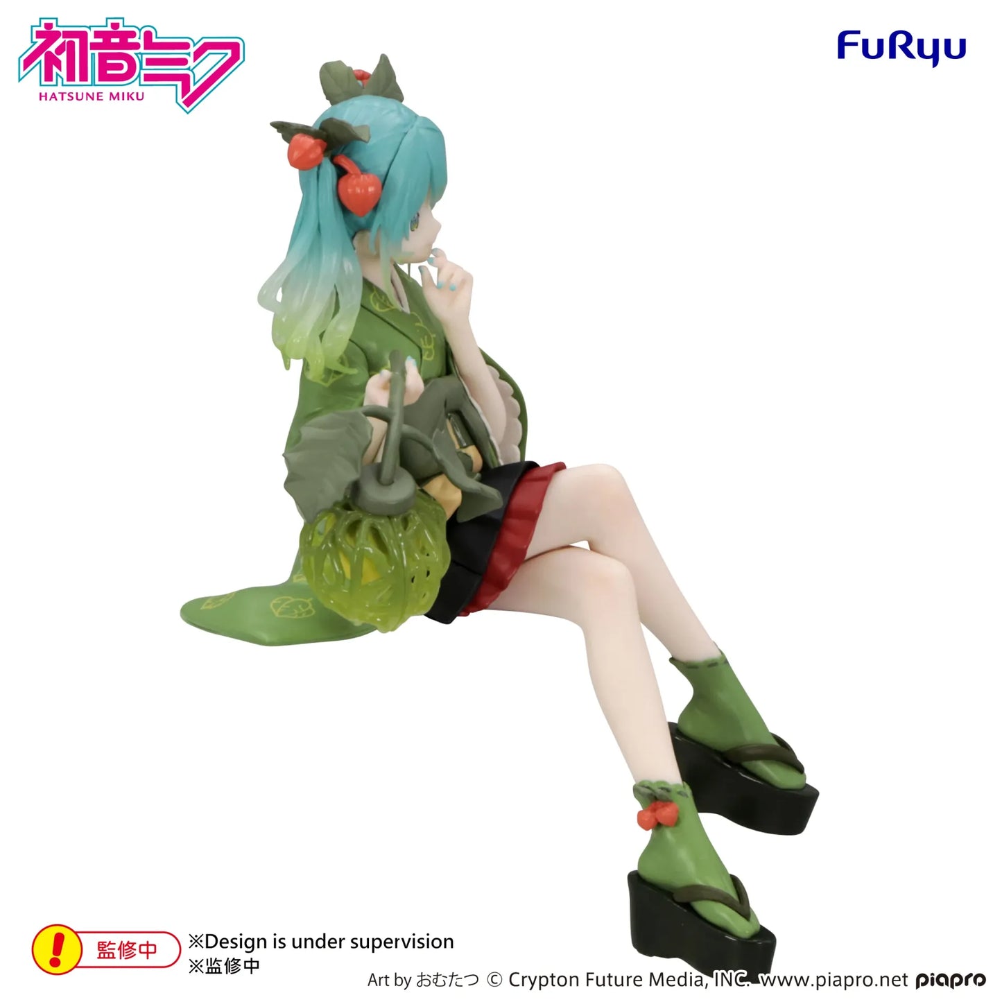 FURYU - HATSUNE MIKU HATSUNE MIKU FLOWER FAIRY WINTER CHERRY GREEN NOODLE STOPPER FIGURA 15 cm