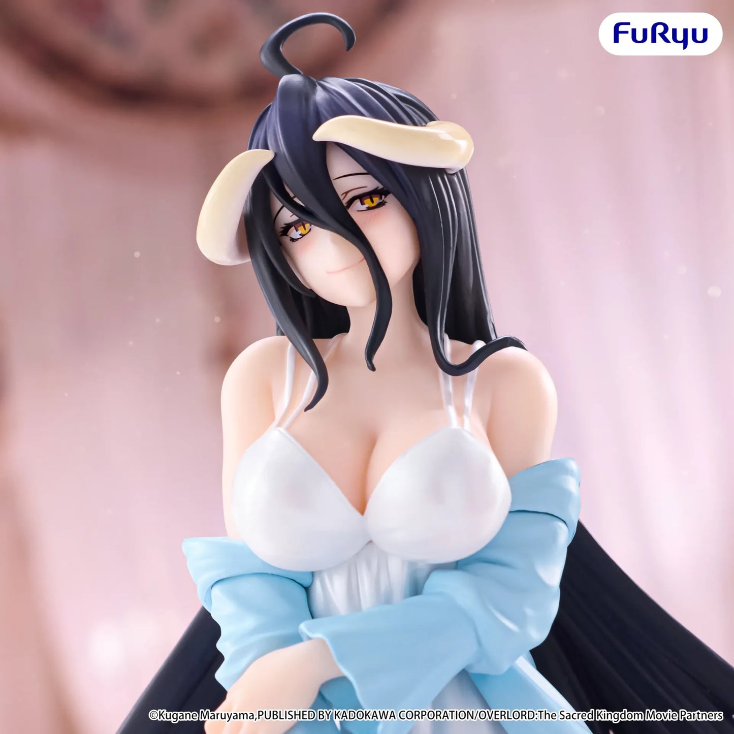 FURYU - OVERLORD OVERLORD ALBEDO LOUNGEWEAR PEARL WHITE NOODLE STOPPER FIGURA 12 cm