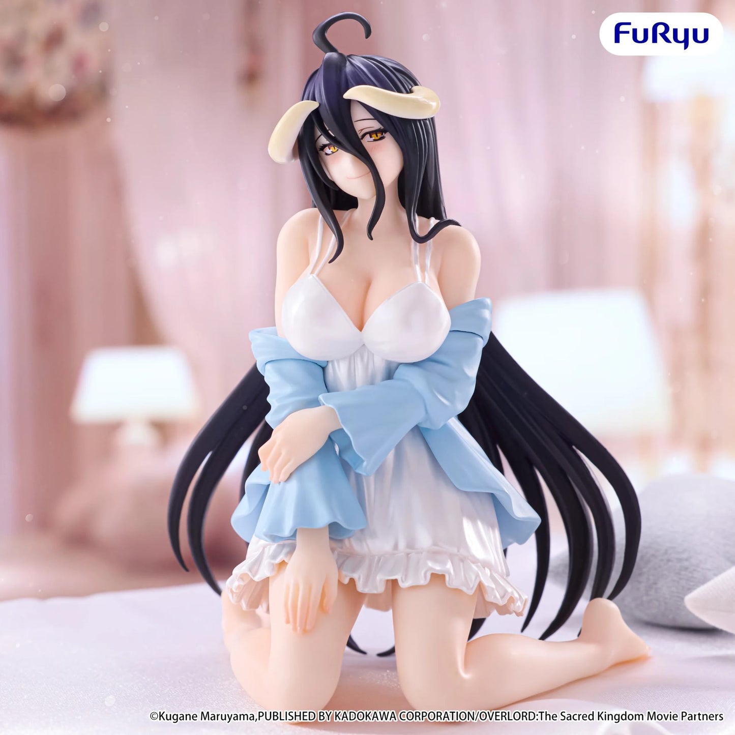 FURYU - OVERLORD OVERLORD ALBEDO LOUNGEWEAR PEARL WHITE NOODLE STOPPER FIGURA 12 cm