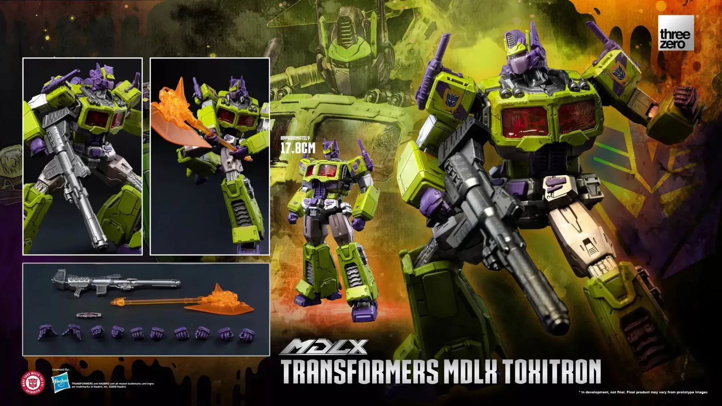 THREEA TOYS/THREEZERO - TRANSFORMERS MDLX TOXITRON EXCLUSIVE ACTION FIGURE 17 cm EXCLUSIVE