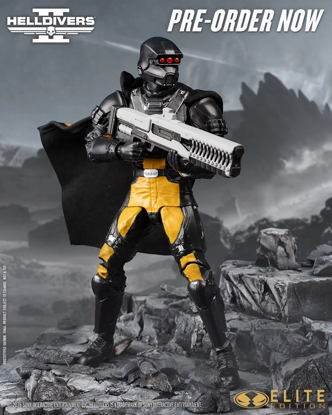 MCFARLANE TOYS 25 MCFARLANE ELITE ED 7INCH HELLDIVERS 2 SA-04 COMBAT TECHNICIAN ACTION FIGURE 17 cm