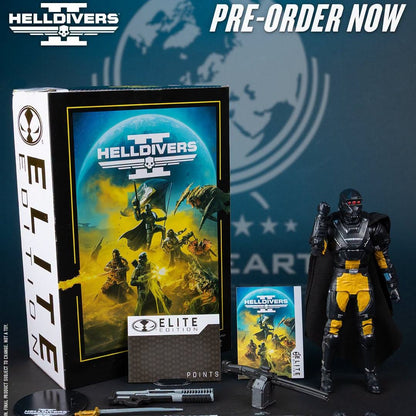 MCFARLANE TOYS 25 MCFARLANE ELITE ED 7INCH HELLDIVERS 2 SA-04 COMBAT TECHNICIAN ACTION FIGURE 17 cm