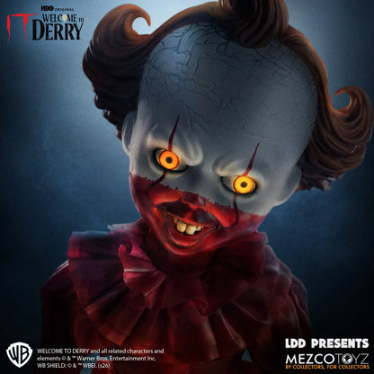 MEZCO TOYS LDD PRESENTS WELCOME DERRY PENNYWISE ACTION FIGURE 25 cm