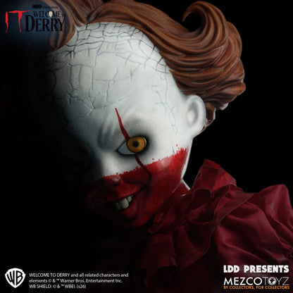 MEZCO TOYS LDD PRESENTS WELCOME DERRY PENNYWISE ACTION FIGURE 25 cm