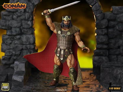 BOSS FIGHT STUDIO - DETECTIVE CONAN CONAN - KING CONAN RULER AQUILONIA H. .C.K.S. 1:12 ACTION FIGURE 16 cm