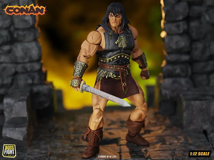 BOSS FIGHT STUDIO - DETECTIVE CONAN CONAN - KING CONAN RULER AQUILONIA H. .C.K.S. 1:12 ACTION FIGURE 16 cm
