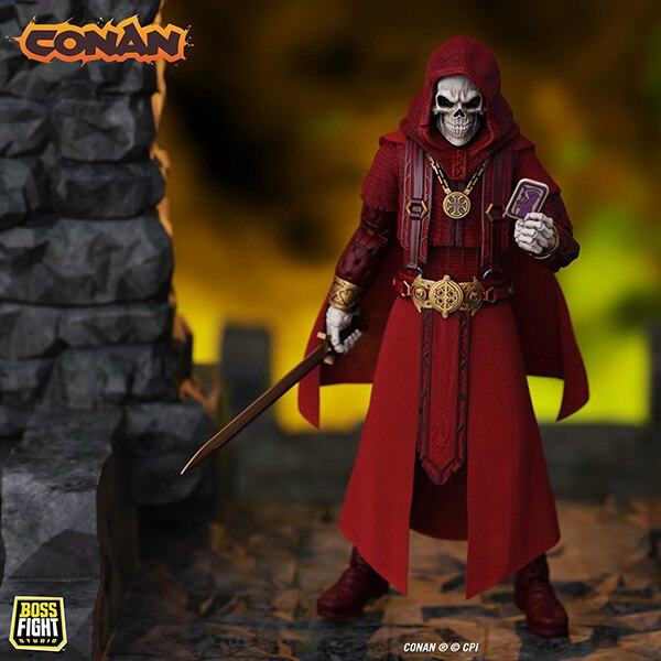 BOSS FIGHT STUDIO - DOOM CONAN - THULSA DOOM UNDEAD SORCERER H. .C.K.S. 1:12 ACTION FIGURE 16 cm