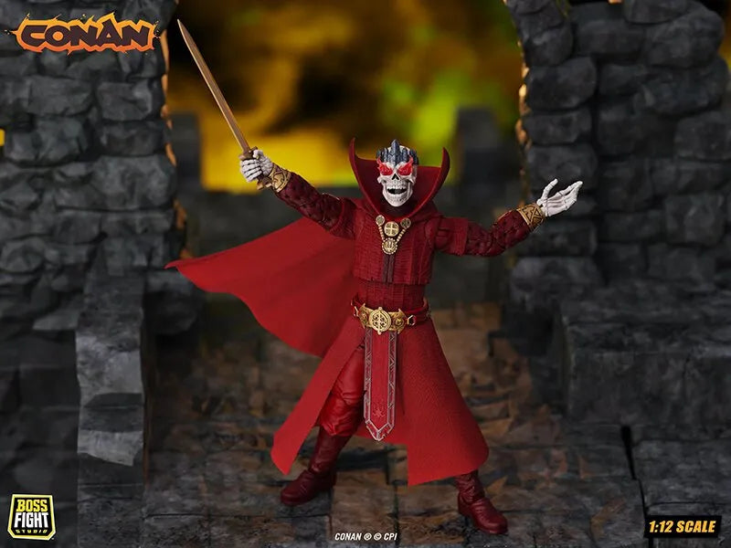 BOSS FIGHT STUDIO - DOOM CONAN - THULSA DOOM UNDEAD SORCERER H. .C.K.S. 1:12 ACTION FIGURE 16 cm