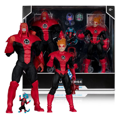 MCFARLANE TOYS 25 - DC MULTIVERSE 7INCH + MEGAFIG ATROCITUS RED LANTERN CORPS ACTION FIGURE 18 cm