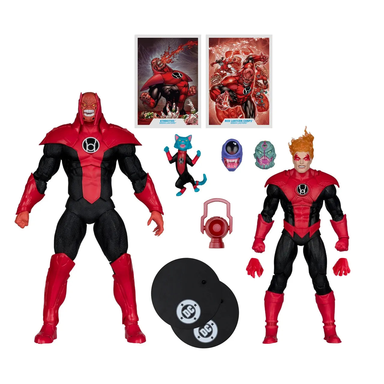 MCFARLANE TOYS 25 - DC MULTIVERSE 7INCH + MEGAFIG ATROCITUS RED LANTERN CORPS ACTION FIGURE 18 cm