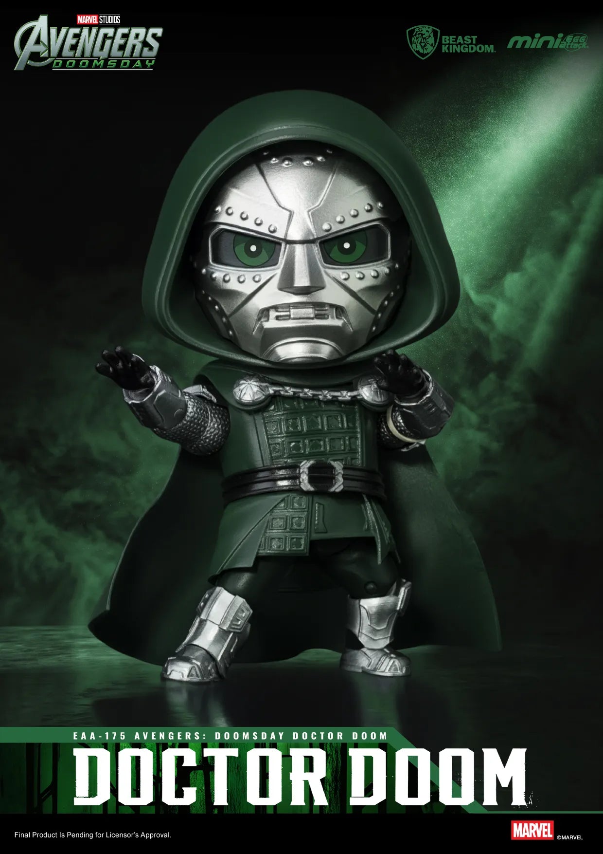 BEAST KINGDOM - DOOM AVENGERS DOOMSDAY DOCTOR DOOM MINI MINI FIGURA 13 cm