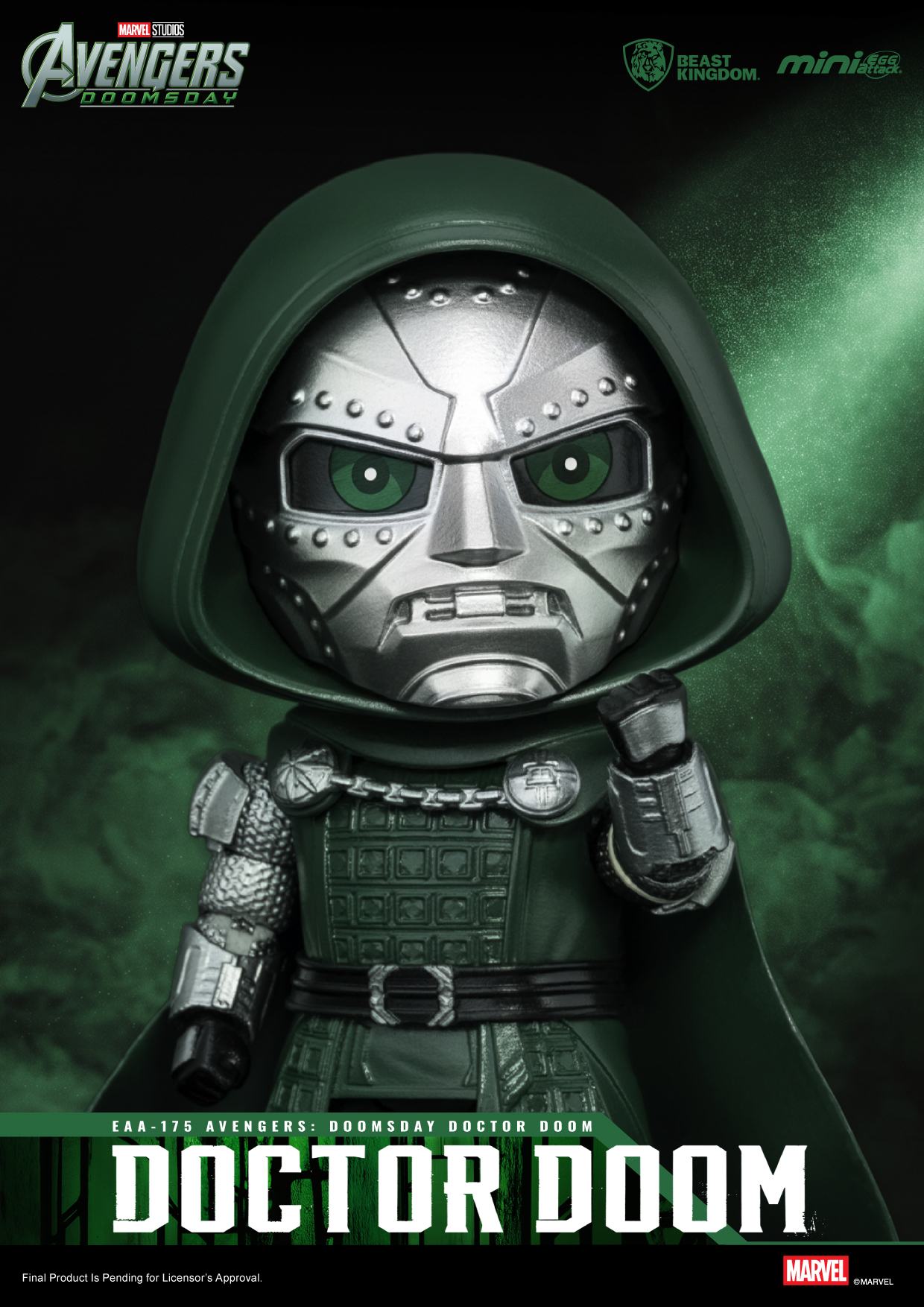 BEAST KINGDOM - DOOM AVENGERS DOOMSDAY DOCTOR DOOM MINI MINI FIGURA 13 cm
