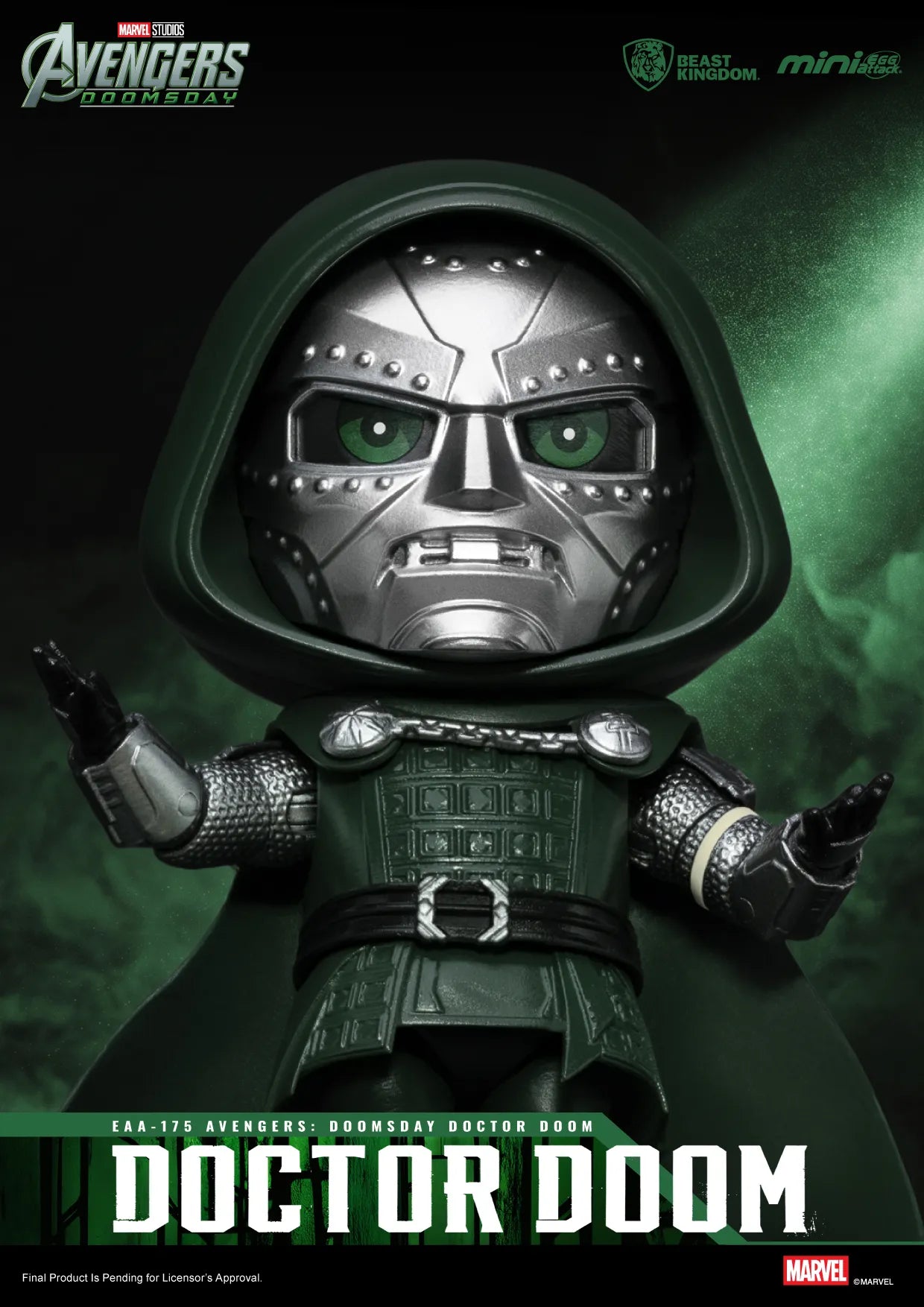 BEAST KINGDOM - DOOM AVENGERS DOOMSDAY DOCTOR DOOM MINI MINI FIGURA 13 cm