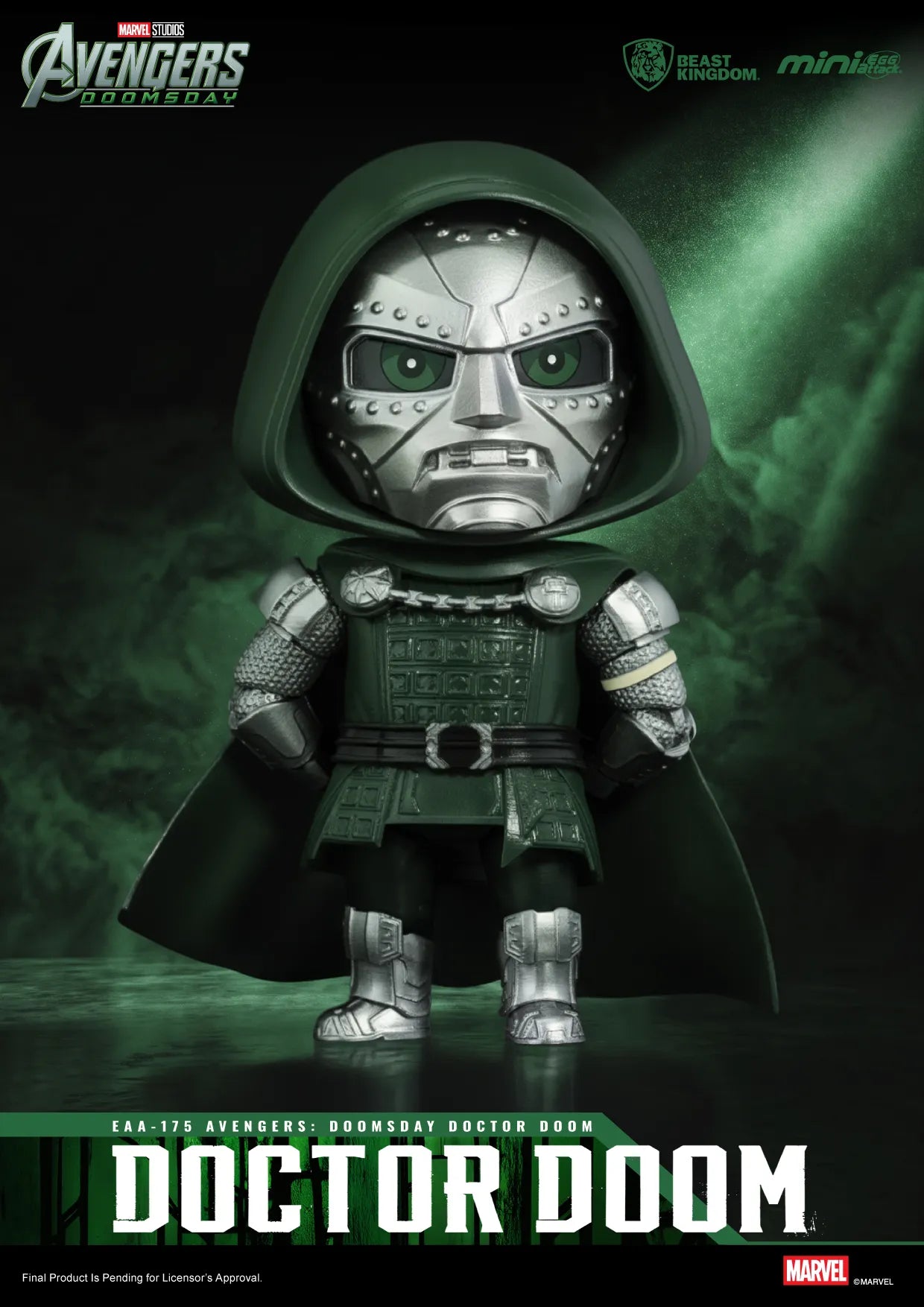 BEAST KINGDOM - DOOM AVENGERS DOOMSDAY DOCTOR DOOM MINI MINI FIGURA 13 cm