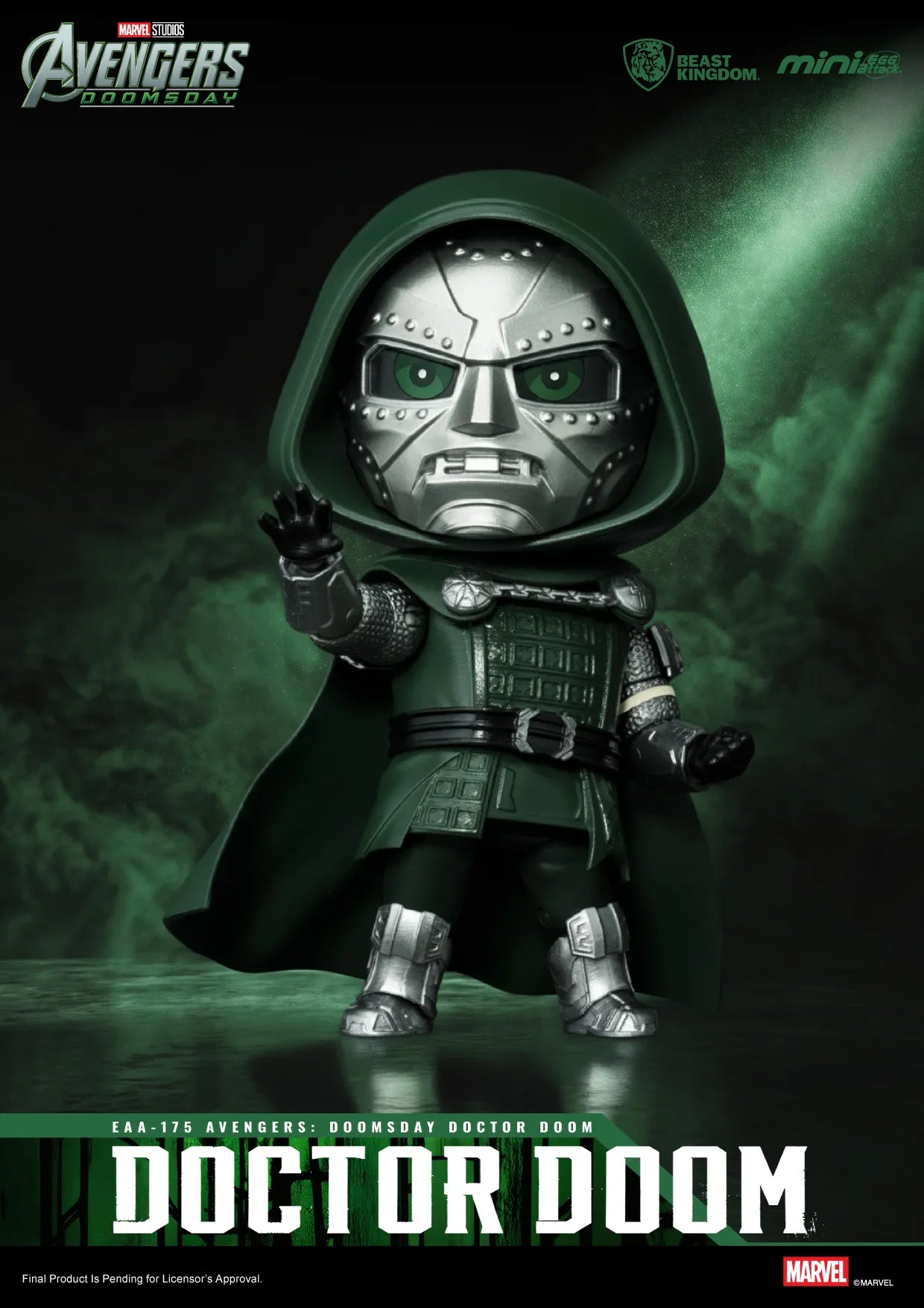 BEAST KINGDOM - DOOM AVENGERS DOOMSDAY DOCTOR DOOM MINI MINI FIGURA 13 cm
