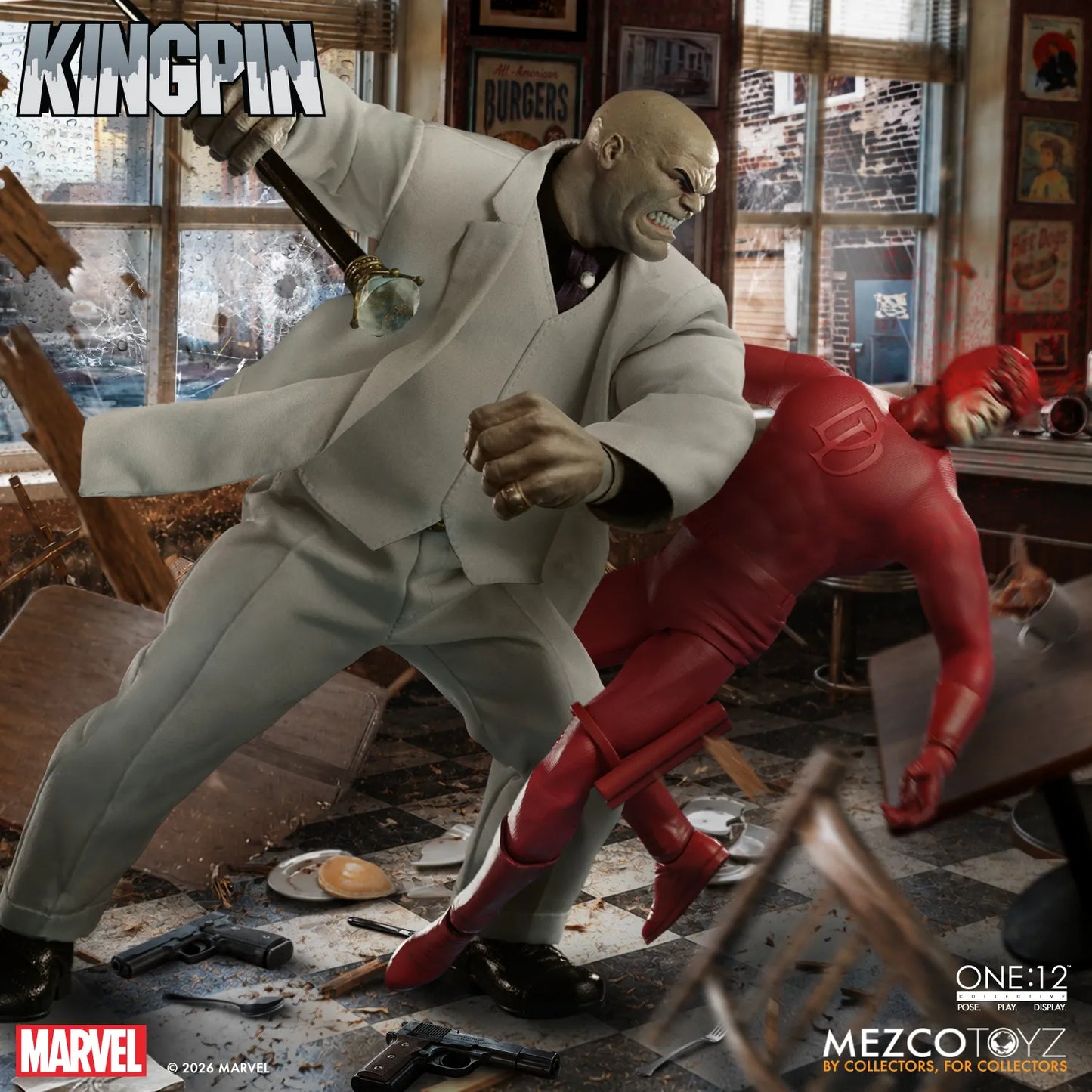 MEZCO TOYS KINGPIN - MARVEL ONE:12 COLLECTIVE ACTION FIGURE 17 cm