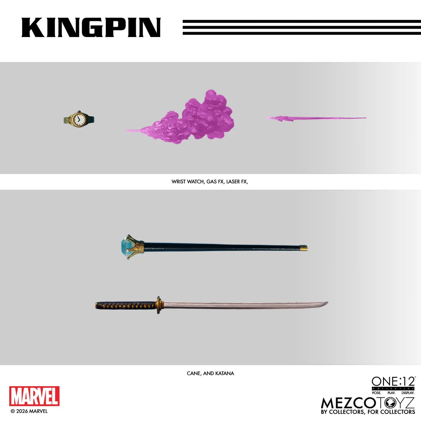 MEZCO TOYS KINGPIN - MARVEL ONE:12 COLLECTIVE ACTION FIGURE 17 cm