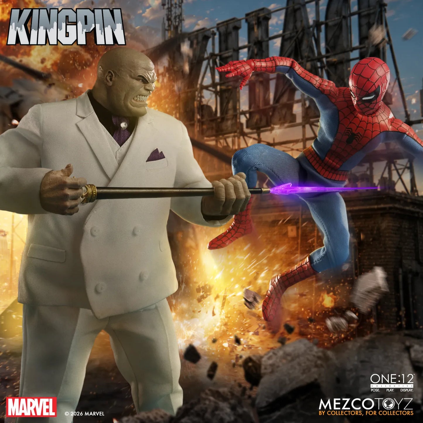 MEZCO TOYS KINGPIN - MARVEL ONE:12 COLLECTIVE ACTION FIGURE 17 cm