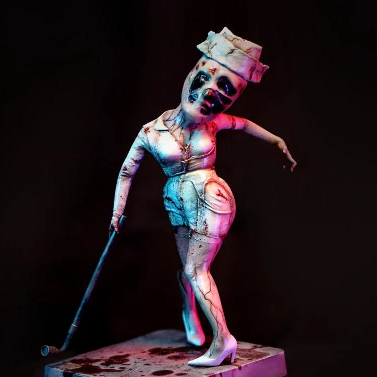 STAR ACE - BUBBLE RETURN SILENT HILL BUBBLE HEAD NURSE DEFOSTYLE FIGURA 16 cm