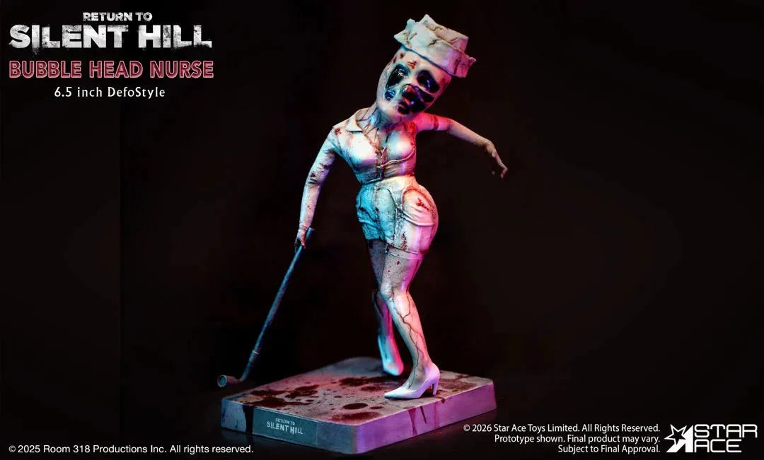 STAR ACE - BUBBLE RETURN SILENT HILL BUBBLE HEAD NURSE DEFOSTYLE FIGURA 16 cm
