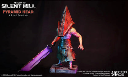 STAR ACE - BUBBLE RETURN SILENT HILL PYRAMID HEAD + BUBBLE HEAD NURSE TWIN PACK DEFOSTYLE FIGURA 16 cm