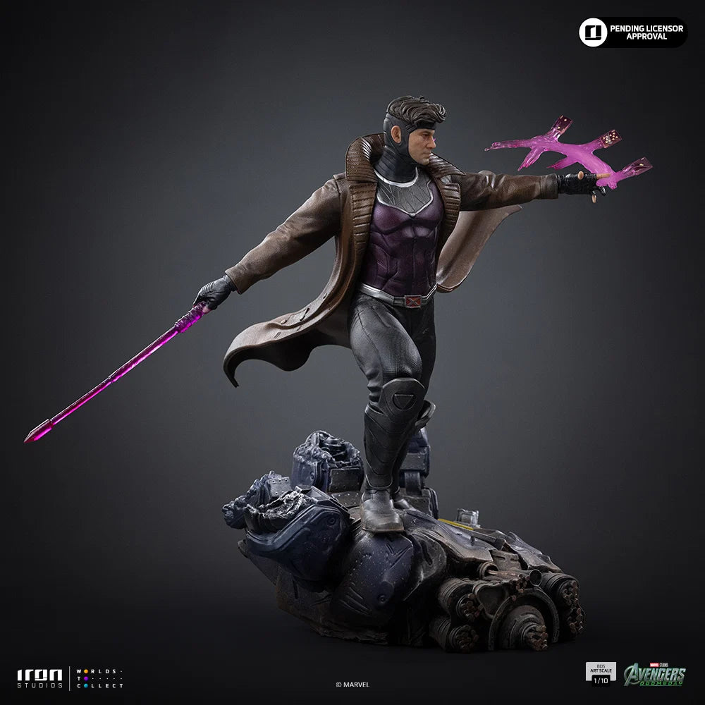 IRON STUDIOS GAMBIT - MARVEL AVENGERS: DOOMSDAY 1/10 STATUA 23 cm