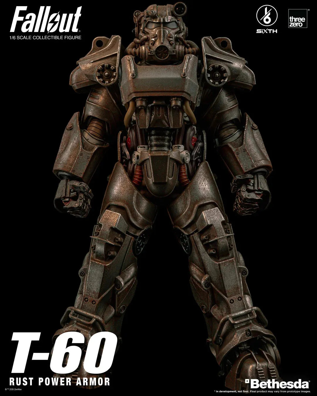 THREEA TOYS/THREEZERO - FALLOUT FALLOUT T-60 RUST POWER ARMOR 1/6 ACTION FIGURE 30 cm