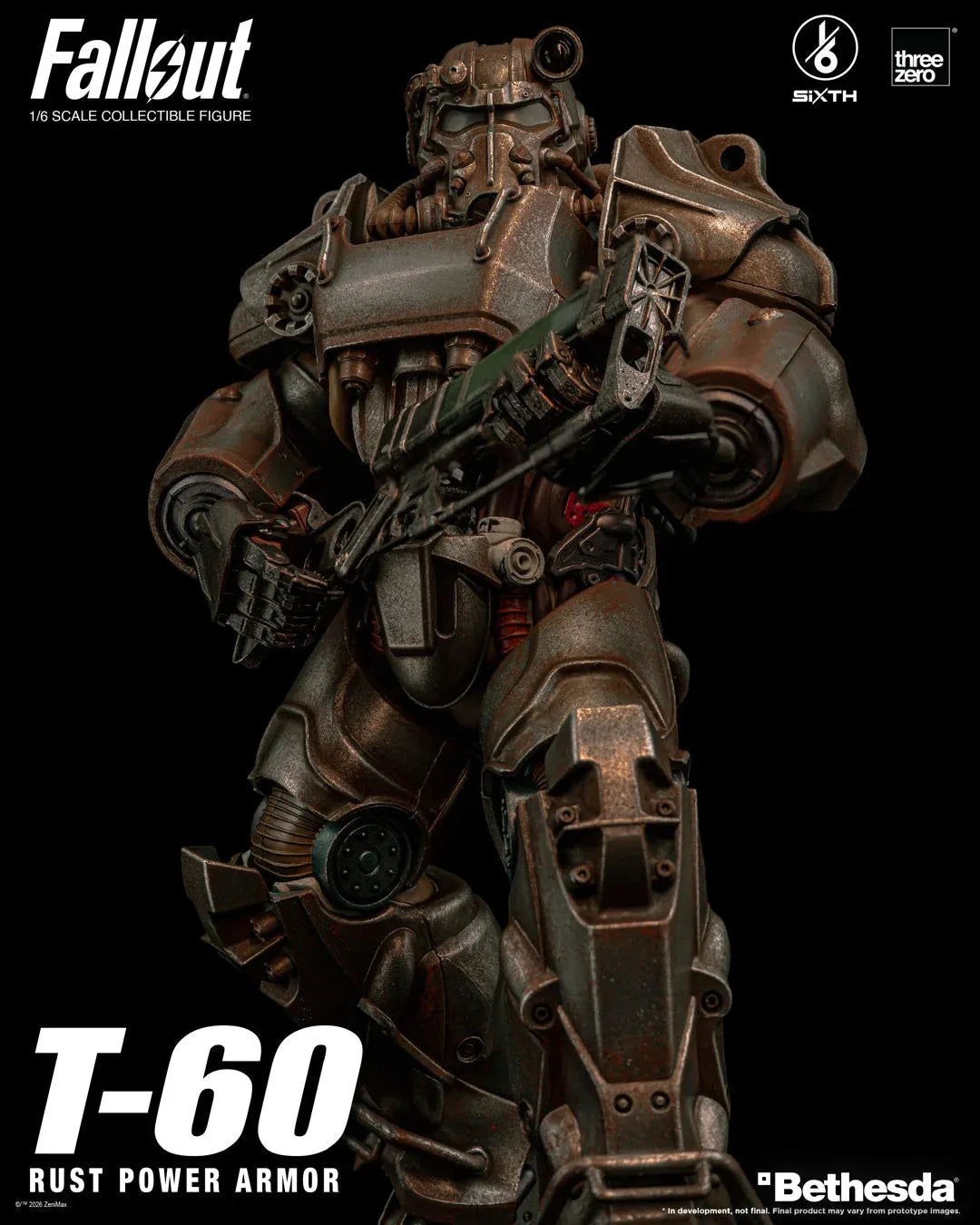 THREEA TOYS/THREEZERO - FALLOUT FALLOUT T-60 RUST POWER ARMOR 1/6 ACTION FIGURE 30 cm