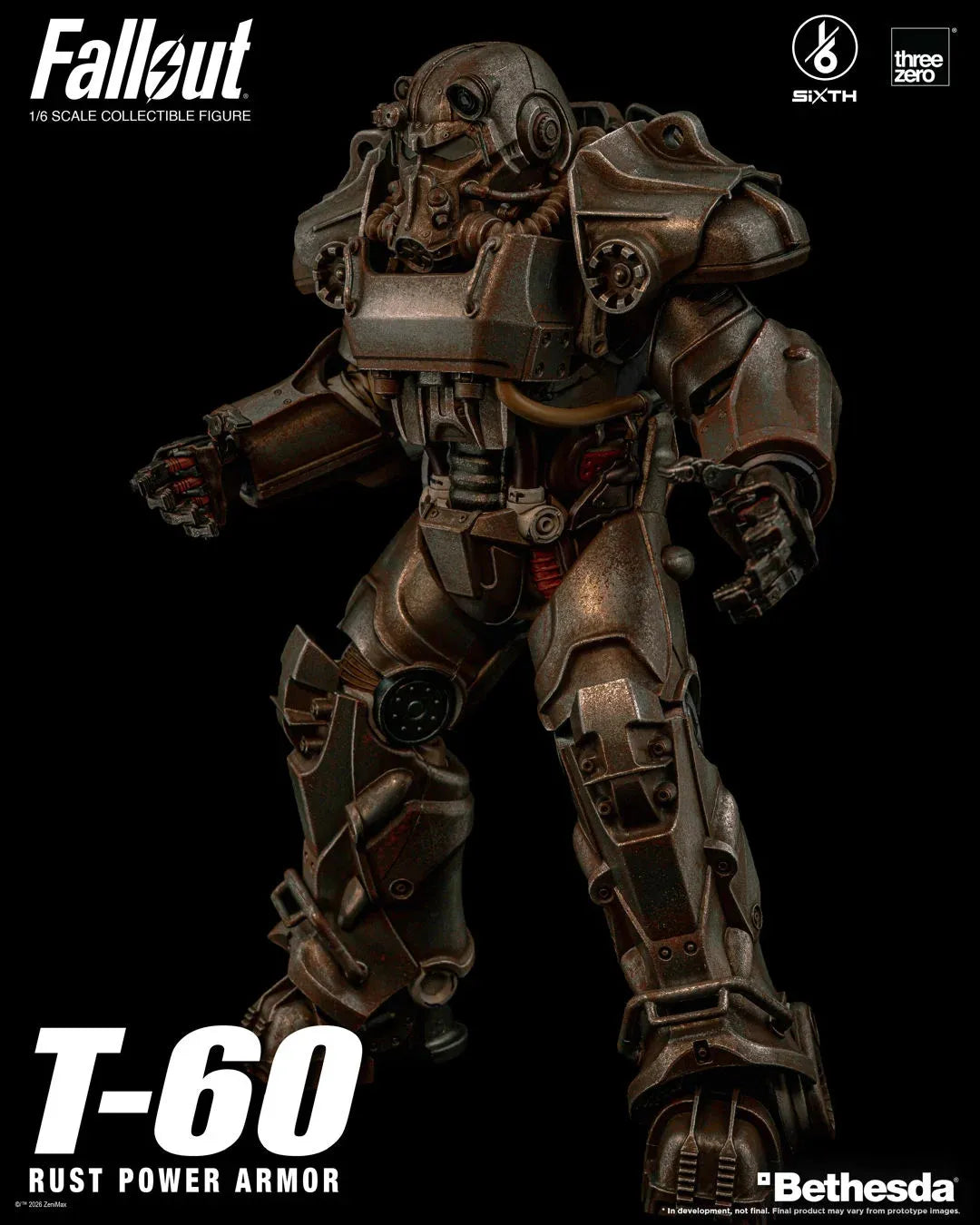 THREEA TOYS/THREEZERO - FALLOUT FALLOUT T-60 RUST POWER ARMOR 1/6 ACTION FIGURE 30 cm