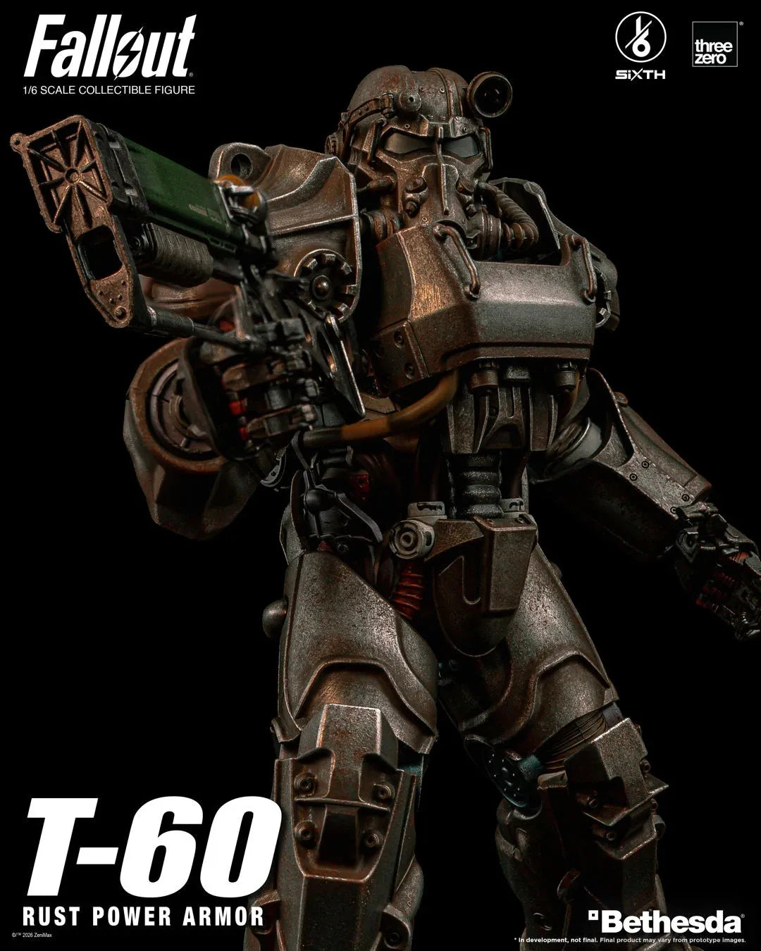 THREEA TOYS/THREEZERO - FALLOUT FALLOUT T-60 RUST POWER ARMOR 1/6 ACTION FIGURE 30 cm