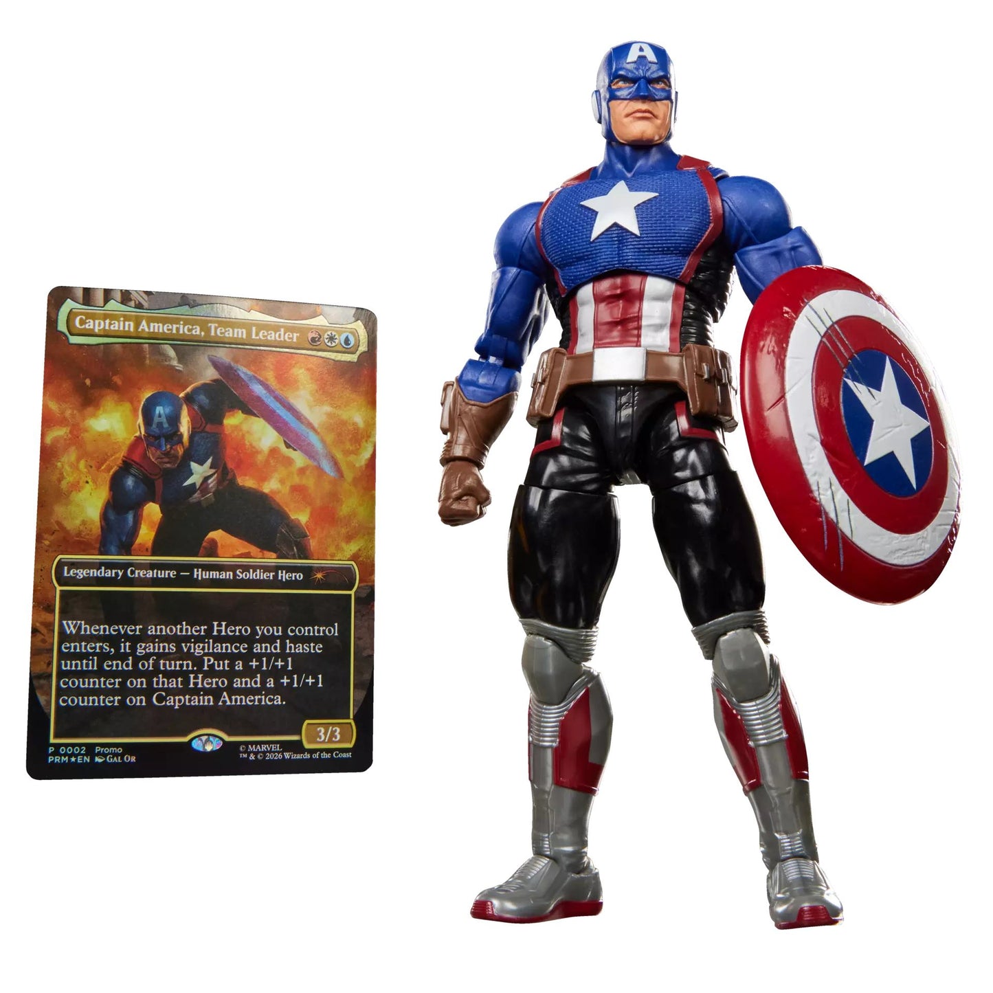 HASBRO CAPTAIN AMERICA - MARVEL LEGENDS MAGIC GATHERING AVENGERS TWILIGHT ACTION FIGURE