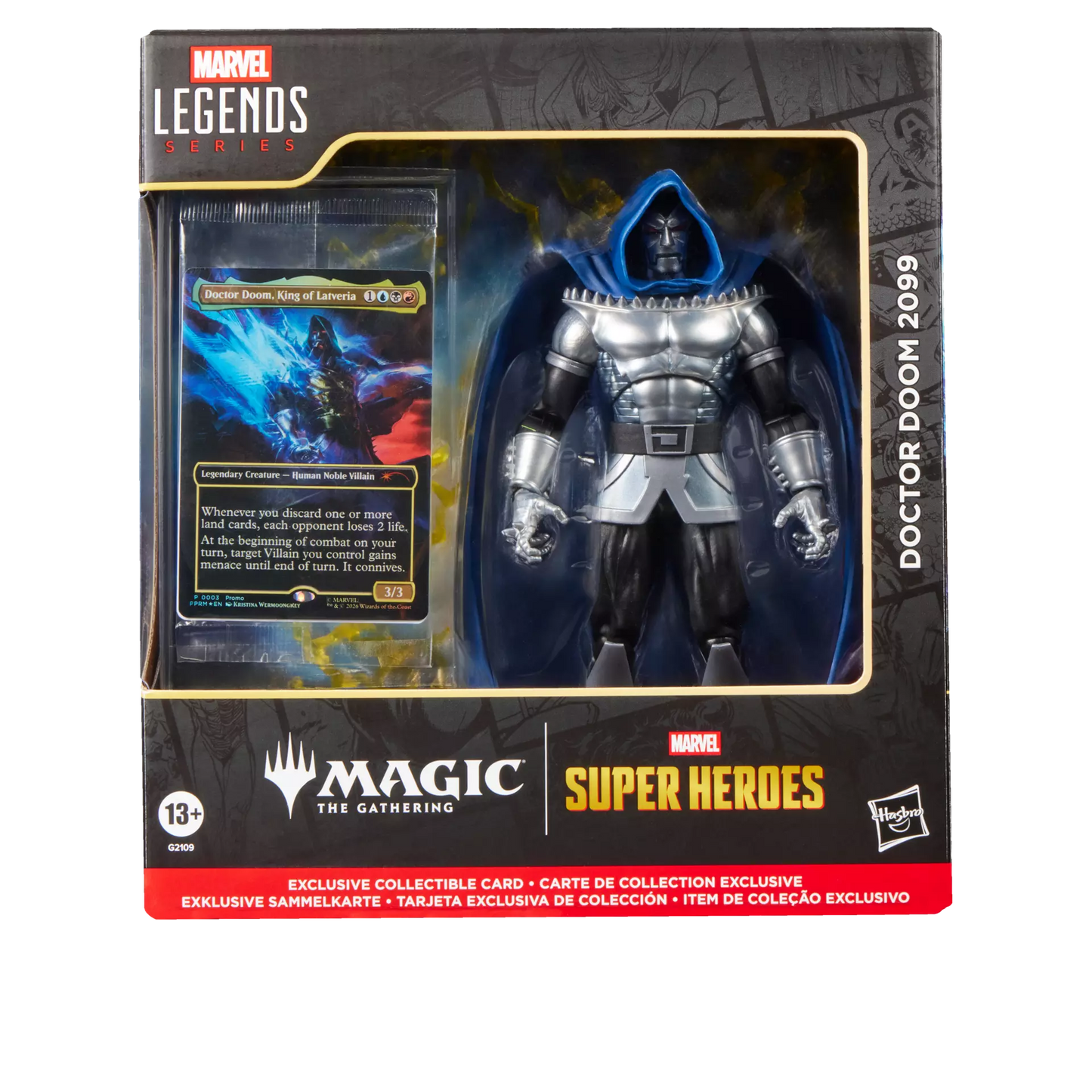 HASBRO - MARVEL LEGENDS MAGIC GATHERING DOCTOR DOOM 2099 ACTION FIGURE