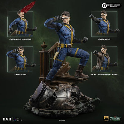 IRON STUDIOS CYCLOPS - MARVEL AVENGERS DOOMSDAY DELUXE VER LEGACY REPLICA 1/4 STATUA 56 cm