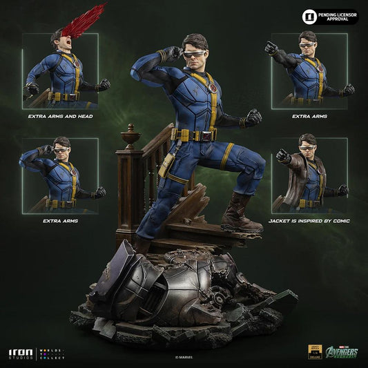 IRON STUDIOS CYCLOPS - MARVEL AVENGERS DOOMSDAY DELUXE VER LEGACY REPLICA 1/4 STATUA 56 cm