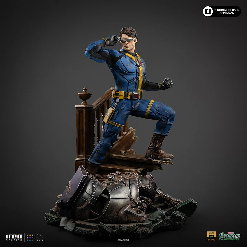 IRON STUDIOS CYCLOPS - MARVEL AVENGERS DOOMSDAY DELUXE VER LEGACY REPLICA 1/4 STATUA 56 cm