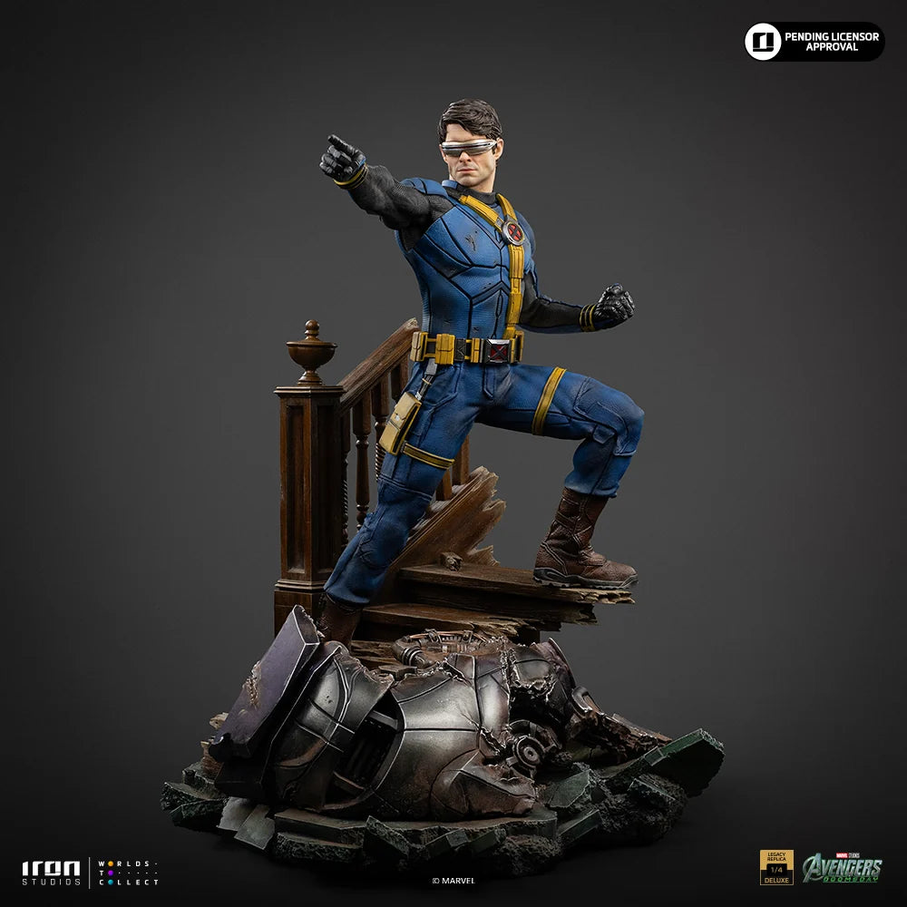IRON STUDIOS CYCLOPS - MARVEL AVENGERS DOOMSDAY DELUXE VER LEGACY REPLICA 1/4 STATUA 56 cm