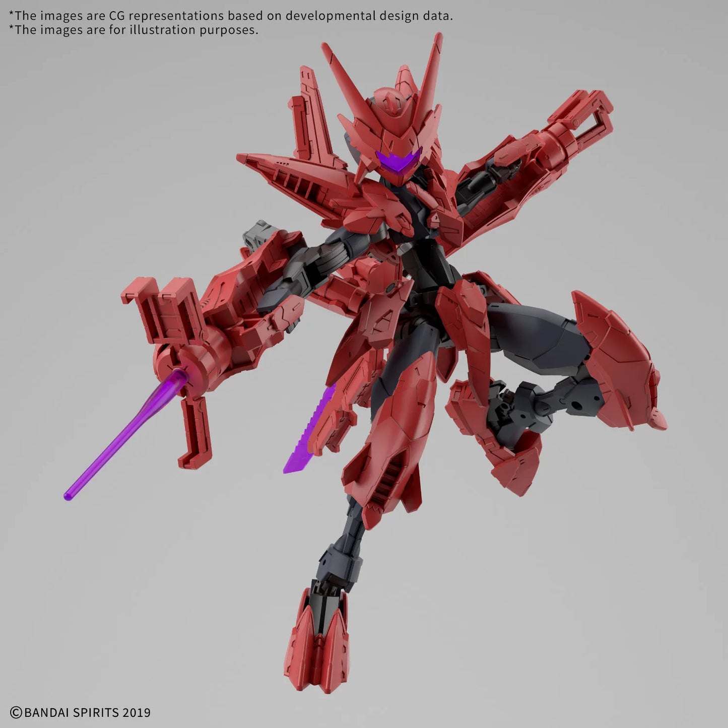 BANDAI - 30 MINUTES MISSIONS 30MM EXM-E7B SPINATIA BEAST TYPE 1/144 MODEL KIT 13 cm