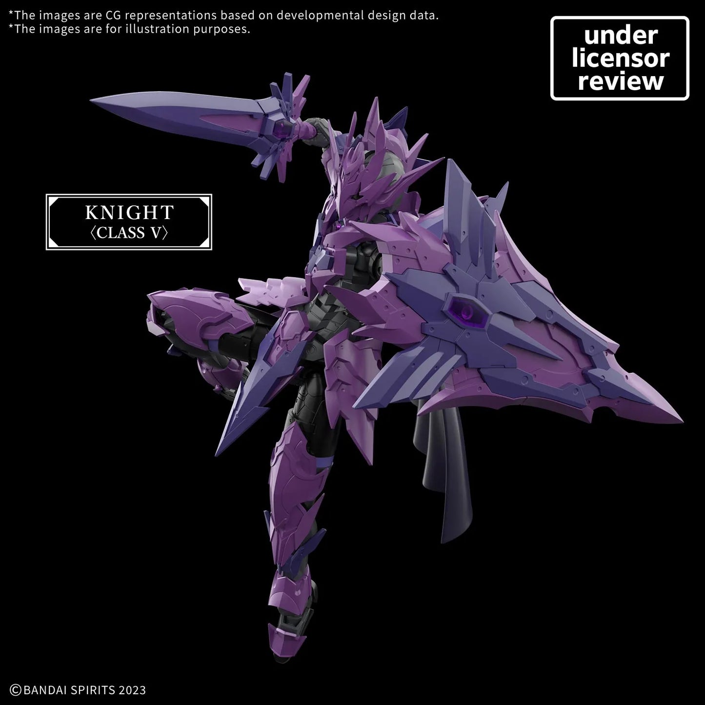 BANDAI 30MF DARKNEVIL ARCH KNIGHT MODEL KIT 13 cm