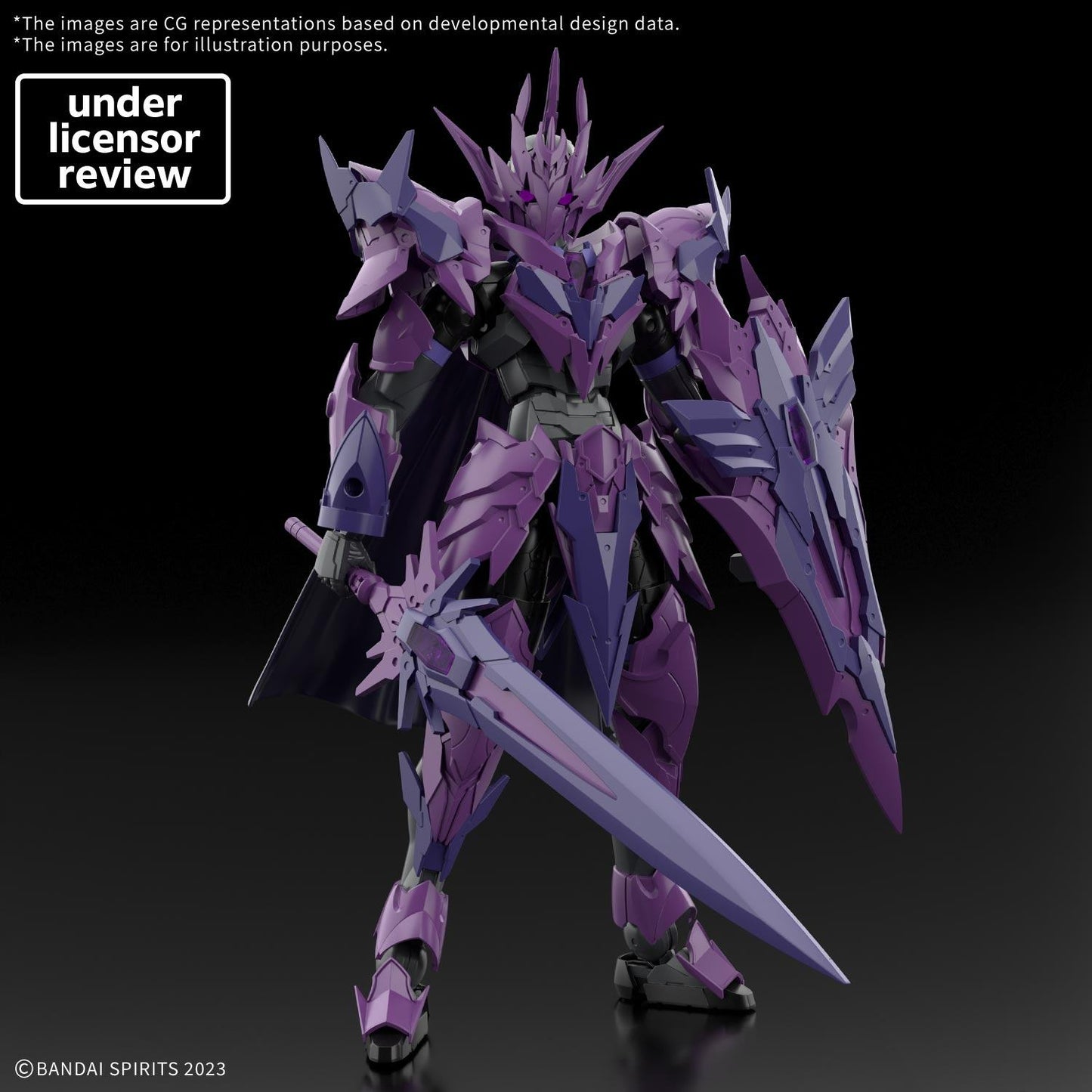 BANDAI 30MF DARKNEVIL ARCH KNIGHT MODEL KIT 13 cm