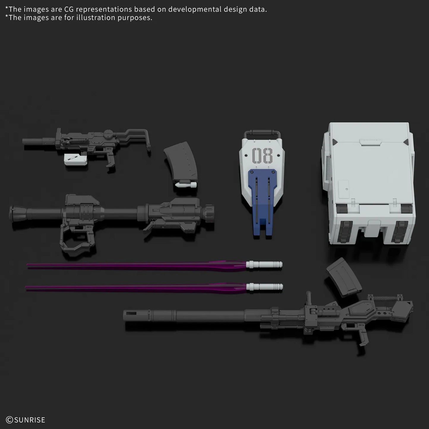 BANDAI - GUNDAM RG GROUND TYPE 1/144 MODEL KIT 14 cm