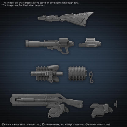 BANDAI - 30 MINUTES MISSIONS 30MM OPT PARTS SET ARMORED CORE VI FIRES RUBICON WEAPON SET 09 MODEL KIT n.a